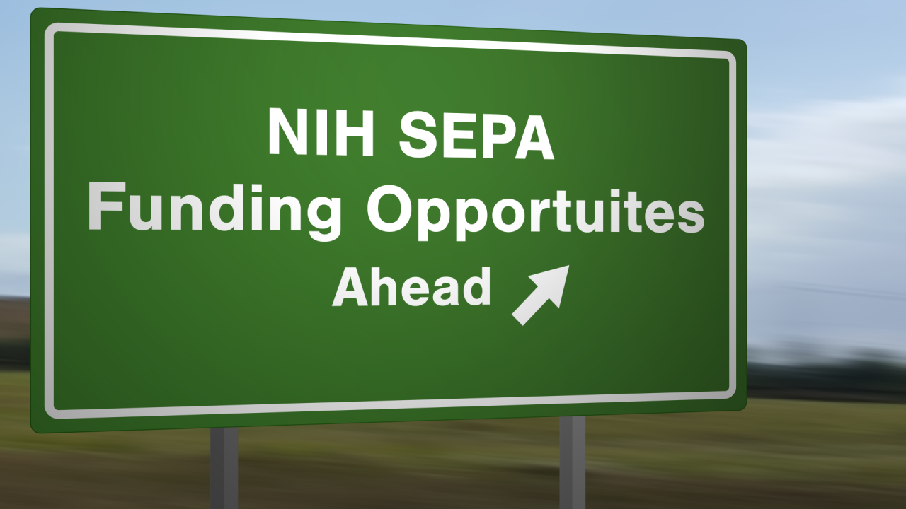 NIH SEPA Funding Opportunity Announcement Science Education