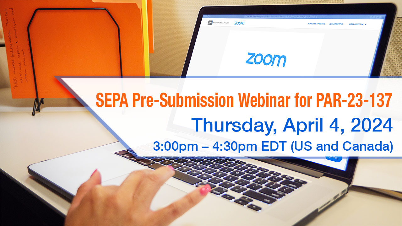 Image for SEPA Pre-Submission Webinar – April 4, 2024